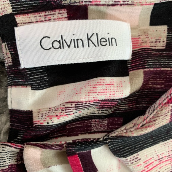 Calvin Klein Pleat Neck Top Sleeveless Size P - Picture 12 of 17